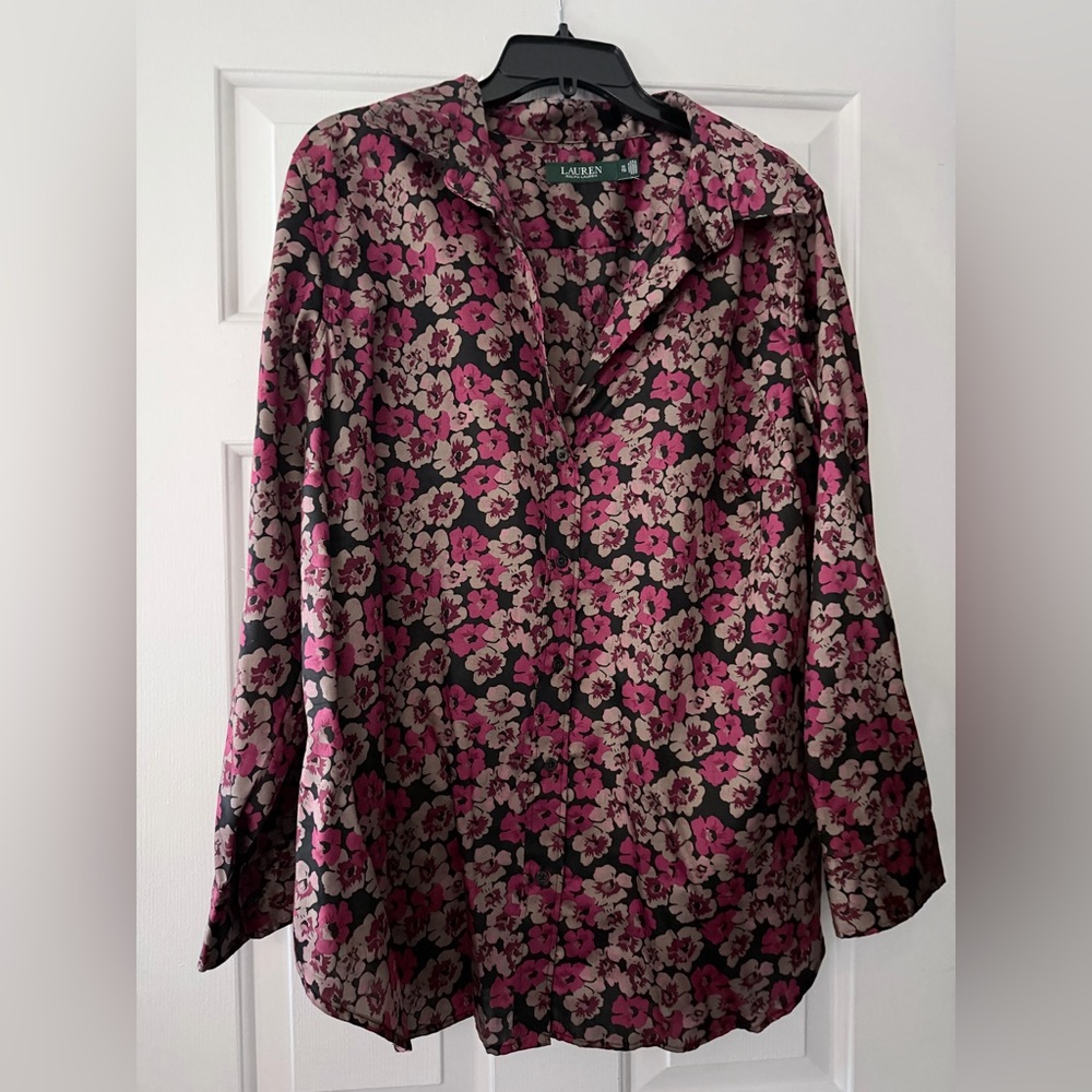 Ralph Lauren Floral Women's Top, size 1X
